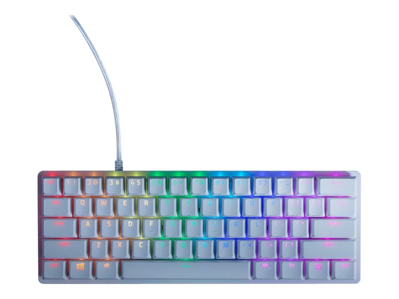 Razer Huntsman Mini - Teclado - retroiluminación - USB - EE. UU. - interruptor: Razer Clicky Optical Purple - mercurio-5