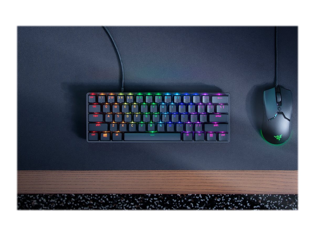 Razer Huntsman Mini - Teclado - retroiluminación - USB - EE. UU. - interruptor: Razer Linear Optical - negro-11