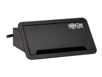 Eaton Tripp Lite Series Power It! - Banda de potencia (montable en superficie) - 15 A - CA 120 V - input: NEMA 5-15P - conectores de salida: 2 (2 de NEMA 5-15R, 4 x USB) - 3.05 m cable - negro-13