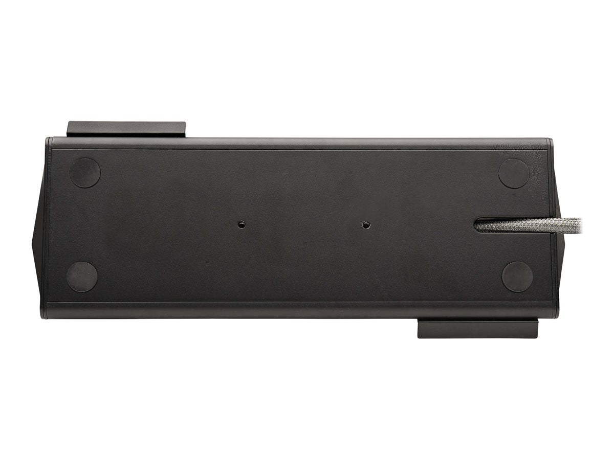 Eaton Tripp Lite Series Safe-IT 6-Port USB Charging Station - 2x USB-C 60W, 4x USB-A, 2x 5-15R, Wireless Charging, 1000 Joules, 10 ft. Cord, Antimicrobial Protection - Estación de carga - 12 A - CA 120 V - conectores de salida: 2 - negro-18