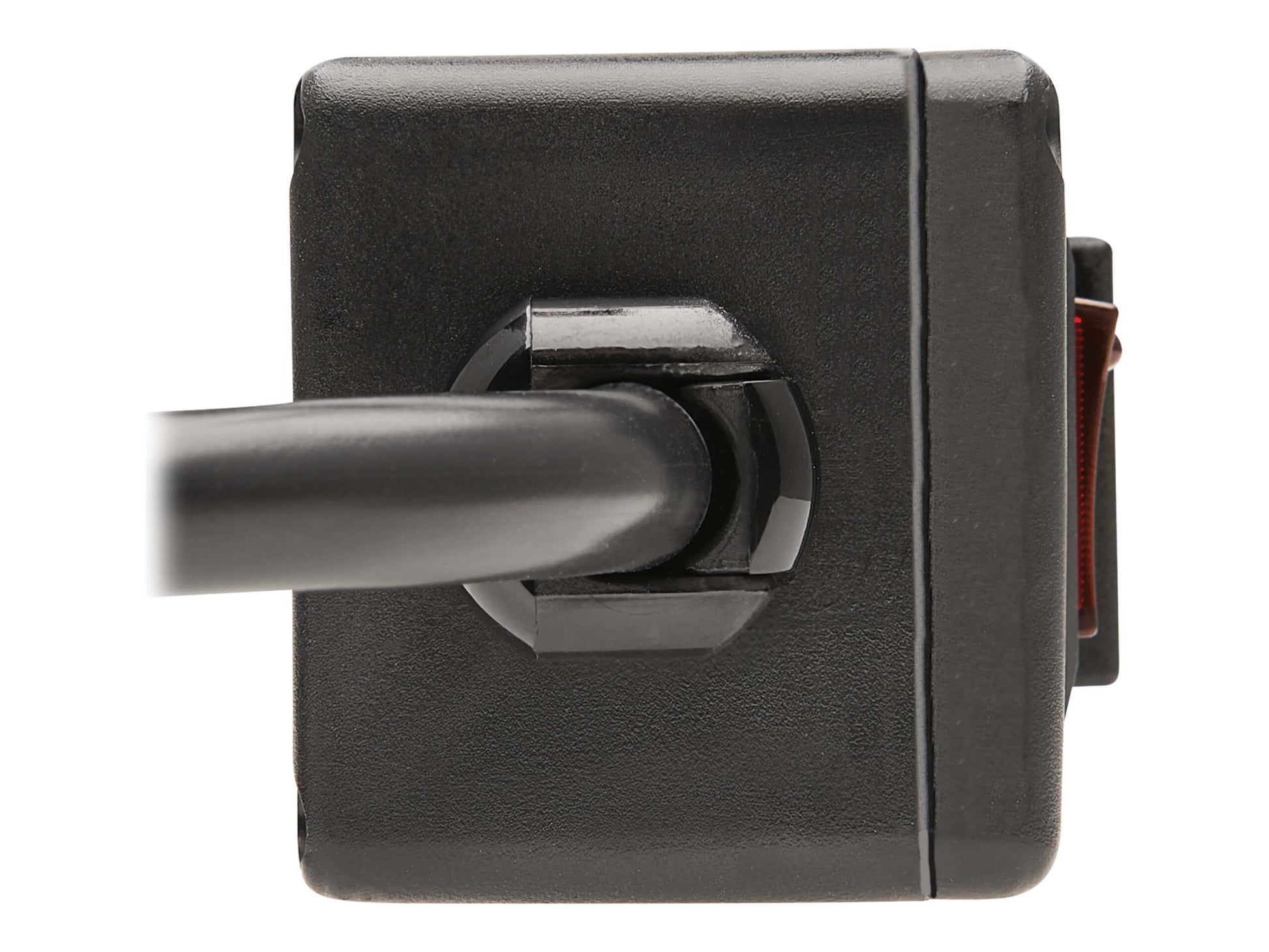 Eaton Tripp Lite Series Safe-IT 6-Outlet Surge Protector - 10 ft. Spiral Cord, 5-15P Plug, 300 Joules, Antimicrobial Protection, Black - Protector contra sobretensiones - 15 A - CA 120 V - conectores de salida: 6 - 3.05 m cable - negro-3