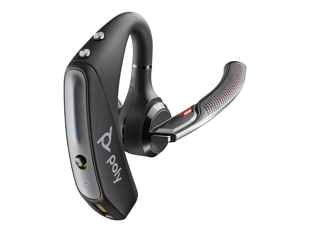 Poly Voyager 5200 - Voyager 5200 series - auricular - en oreja - montaje encima de la oreja - Bluetooth - inalámbrico - USB-A a través de adaptador Bluetooth - negro - Certificado para Equipos de Microsoft-13