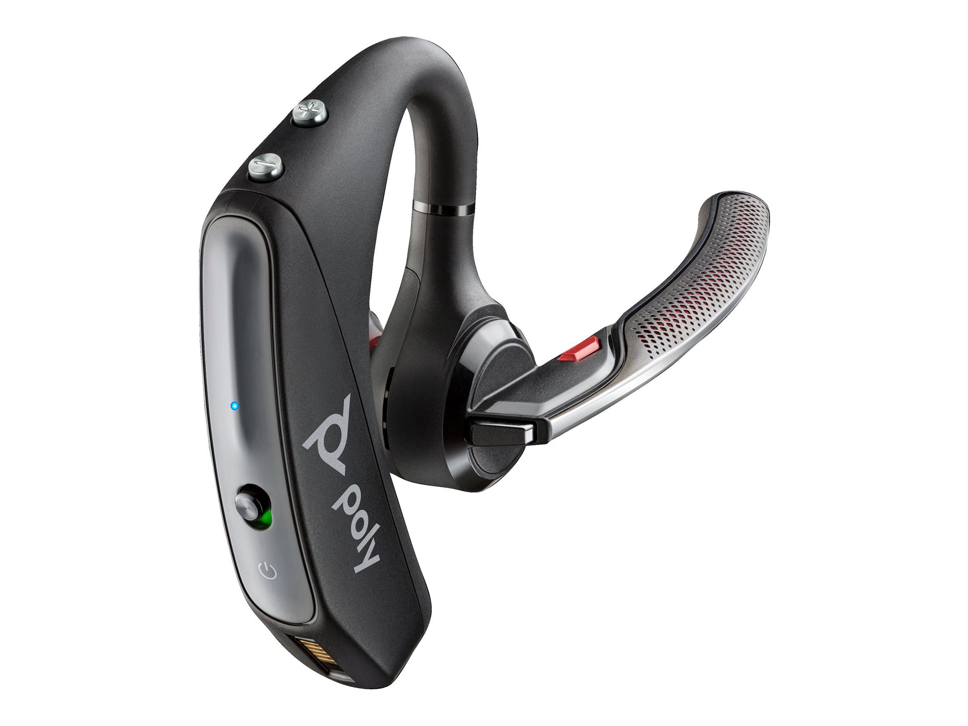 Poly Voyager 5200 - Voyager 5200 series - auricular - en oreja - montaje encima de la oreja - Bluetooth - inalámbrico - USB-A a través de adaptador Bluetooth - negro - Certificado para Equipos de Microsoft-1
