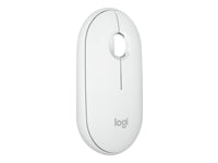 Logitech Pebble Mouse 2 M350s - Ratón - óptico - 3 botones - inalámbrico - Bluetooth - blanco-4