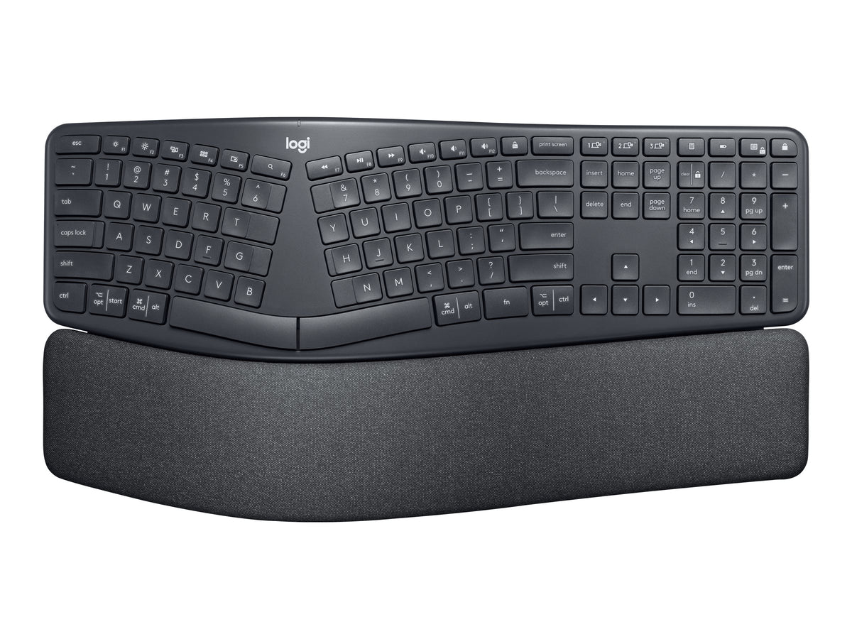 Logitech ERGO K860 - Teclado - inalámbrico - 2.4 GHz, Bluetooth 5.0 - grafito-25