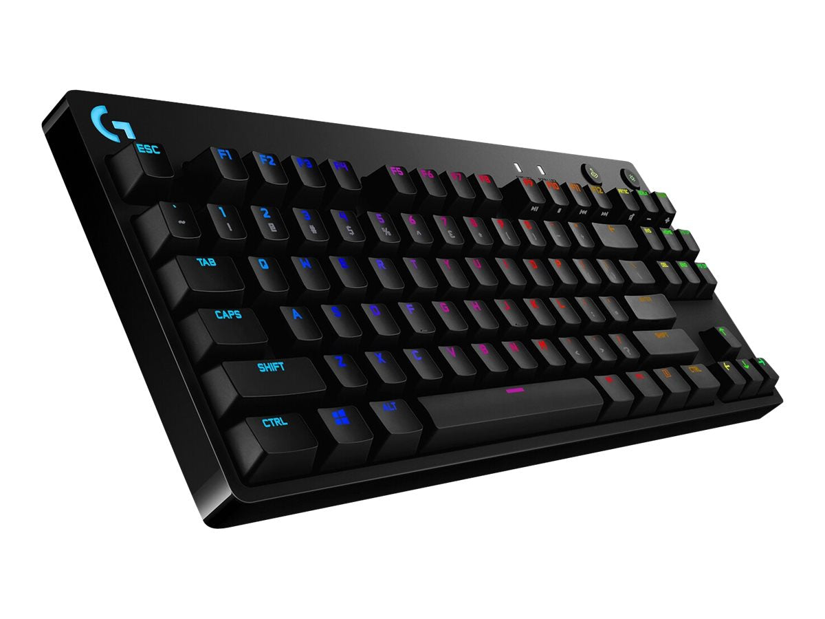 Logitech G Pro Mechanical Gaming Keyboard - Teclado - retroiluminación - USB - interruptor: GX Blue Clicky - negro-16