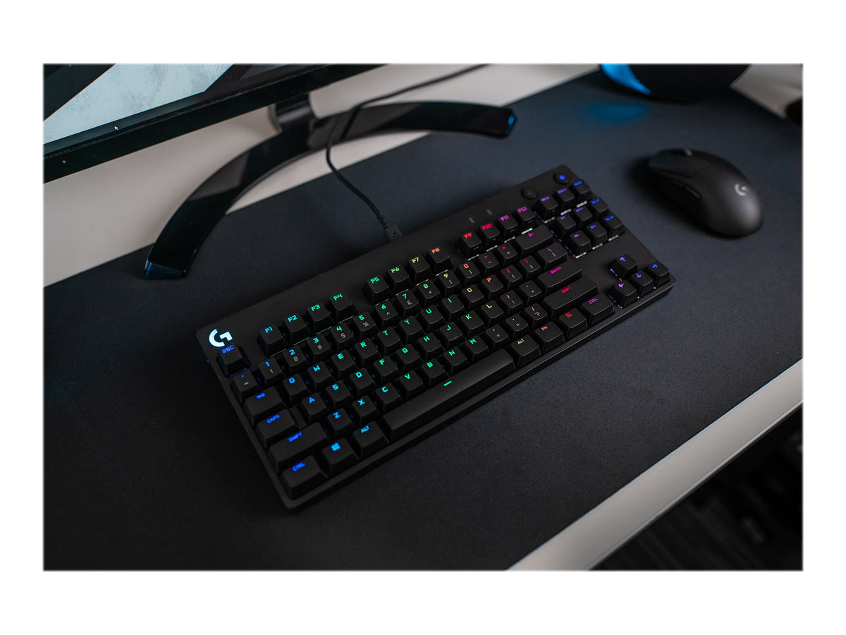 Logitech G Pro Mechanical Gaming Keyboard - Teclado - retroiluminación - USB - interruptor: GX Blue Clicky - negro-14
