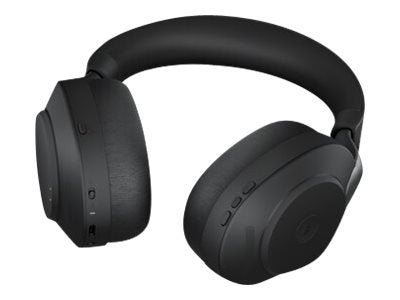 Jabra Evolve2 85 MS Stereo - Auricular - tamaño completo - Bluetooth - inalámbrico, cableado - cancelación de sonido activo - conector de 3,5 mm - aislamiento de ruido - negro - Certificado para Equipos de Microsoft-4