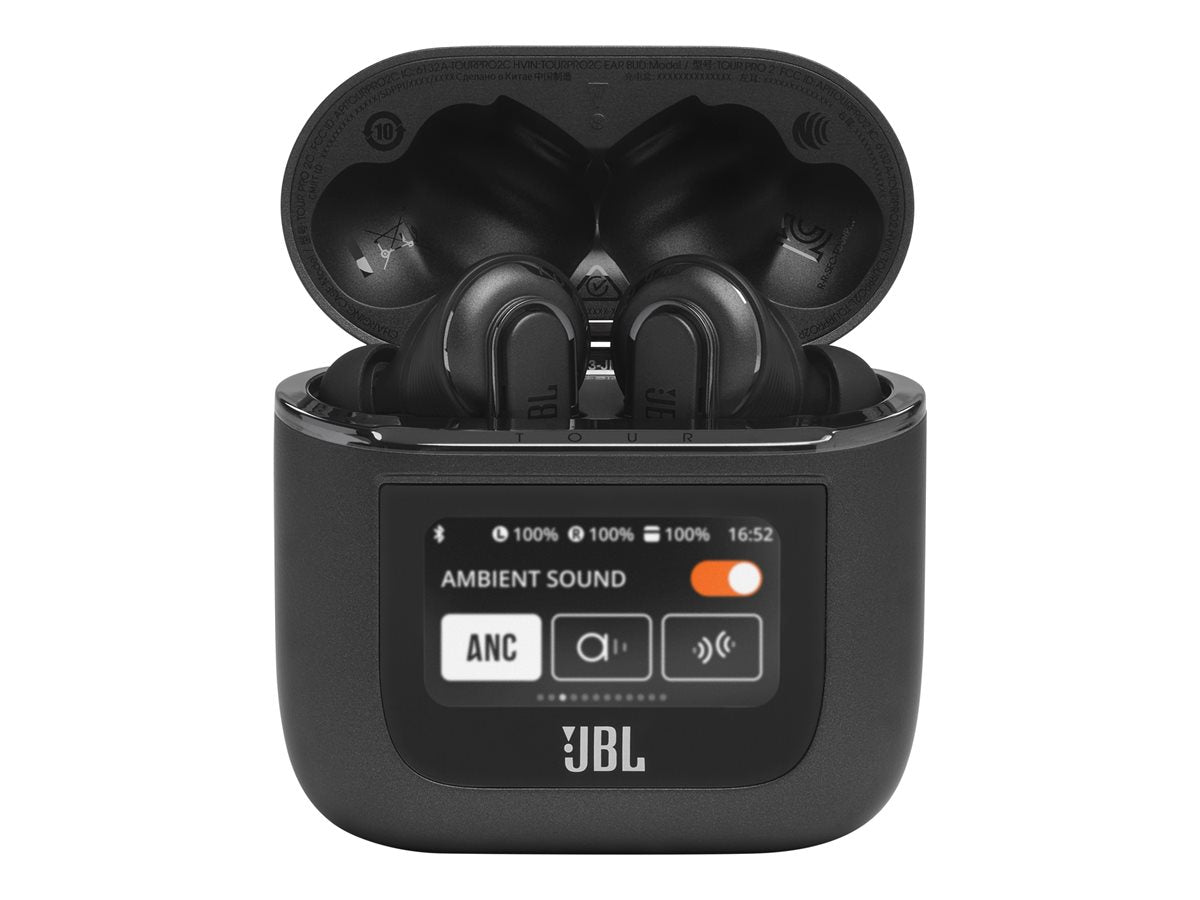 JBL Tour Pro 2 - Auriculares inalámbricos con micro - en oreja - Bluetooth - cancelación de sonido activo - negro-15