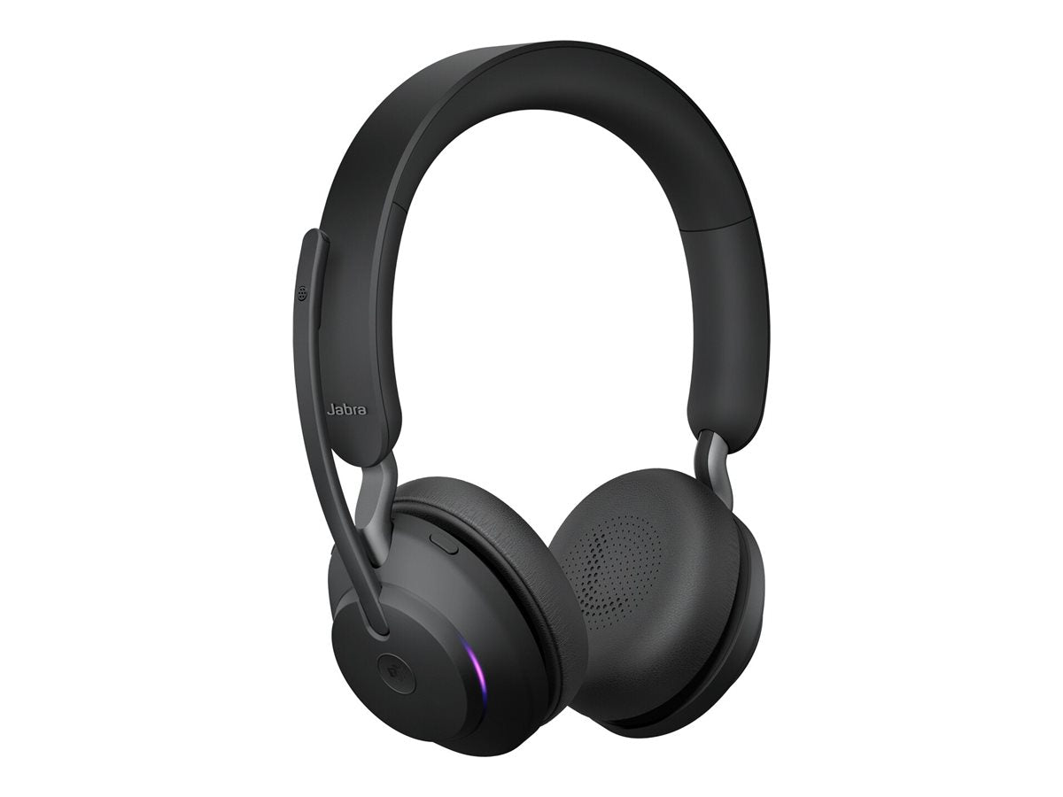 Jabra Evolve2 65 MS Stereo - Auricular - en oreja - Bluetooth - inalámbrico - USB-A - aislamiento de ruido - negro - Certificado para Equipos de Microsoft