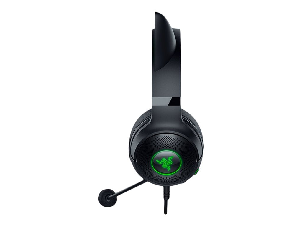Razer Kraken Kitty V2 - Auricular - tamaño completo - cableado - USB - aislamiento de ruido - negro-3