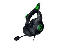 Razer Kraken Kitty V2 - Auricular - tamaño completo - cableado - USB - aislamiento de ruido - negro-2