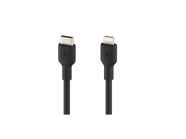 Belkin BoostCharge - Cable Lightning - 24 pin USB-C macho a Lightning macho - 1 m - blanco - suministro de potencia USB (18W)-1
