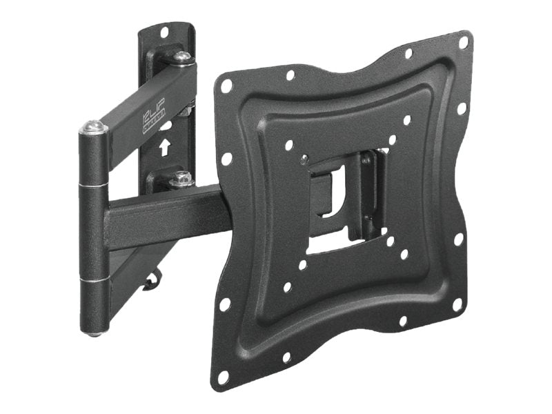 Klip Xtreme KPM-875 - Kit de montaje (placa de contacto, soporte para montaje en pared, brazo oscilante doble) - para pantalla plana - acero con recubrimiento en polvo - negro - tamaño de pantalla: 13"-46" - interfaz de montaje: hasta 400 x 400 mm - se pu-5