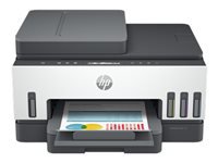 HP Smart Tank 750 All-in-One - Impresora multifunción - color - chorro de tinta - rellenable - Letter A (216 x 279 mm)/A4 (210 x 297 mm) (original) - A4/Legal (material) - hasta 13 ppm (copiando) - hasta 15 ppm (impresión) - 250 hojas - USB 2.0, LAN, Wi-F-12