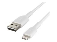 Belkin BoostCharge - Cable Lightning - Lightning macho a USB macho - 2 m - blanco-2