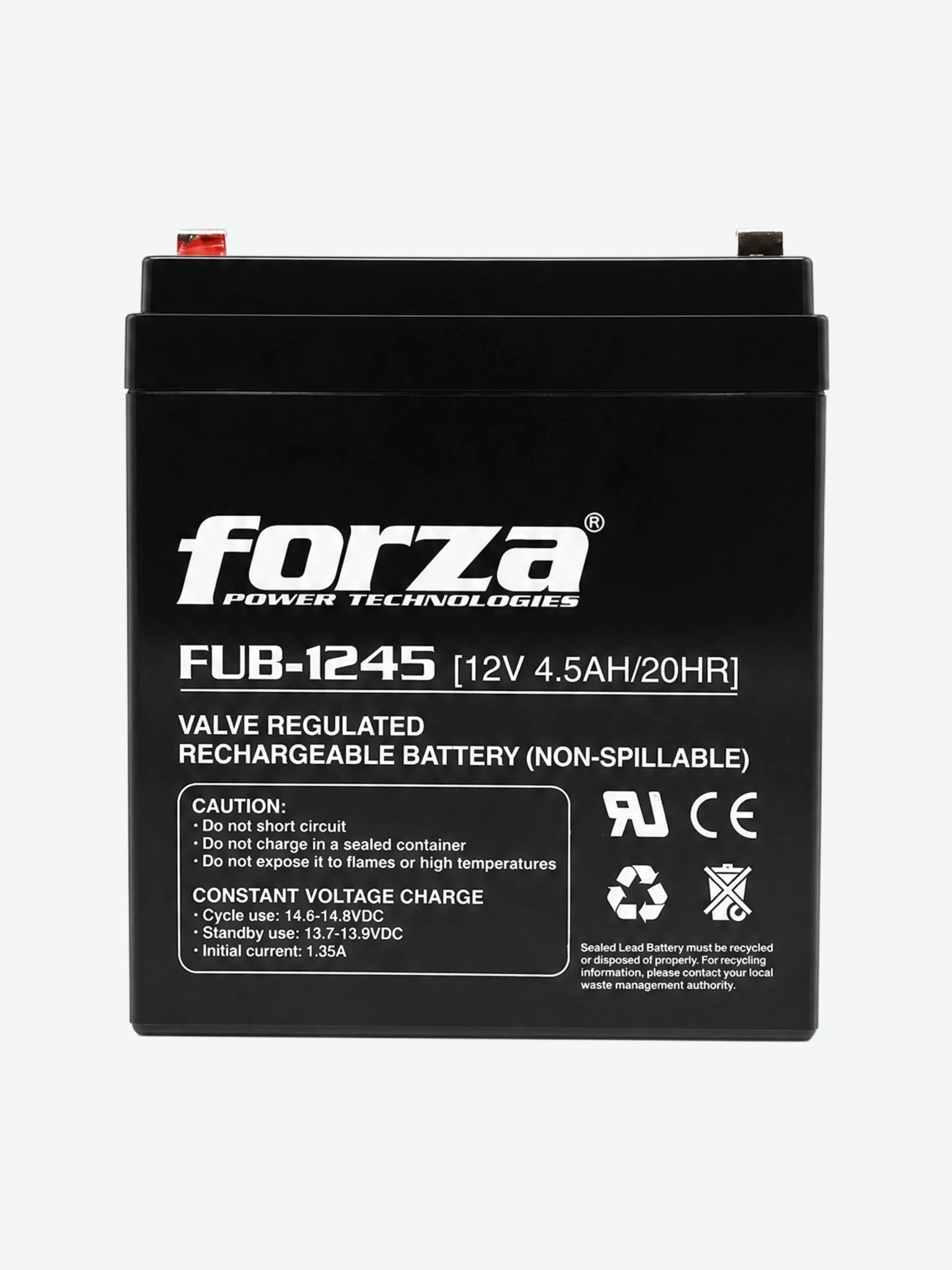 BATERIA UPS FUB-1245 12V 4.5Ah COLOR  FORZA