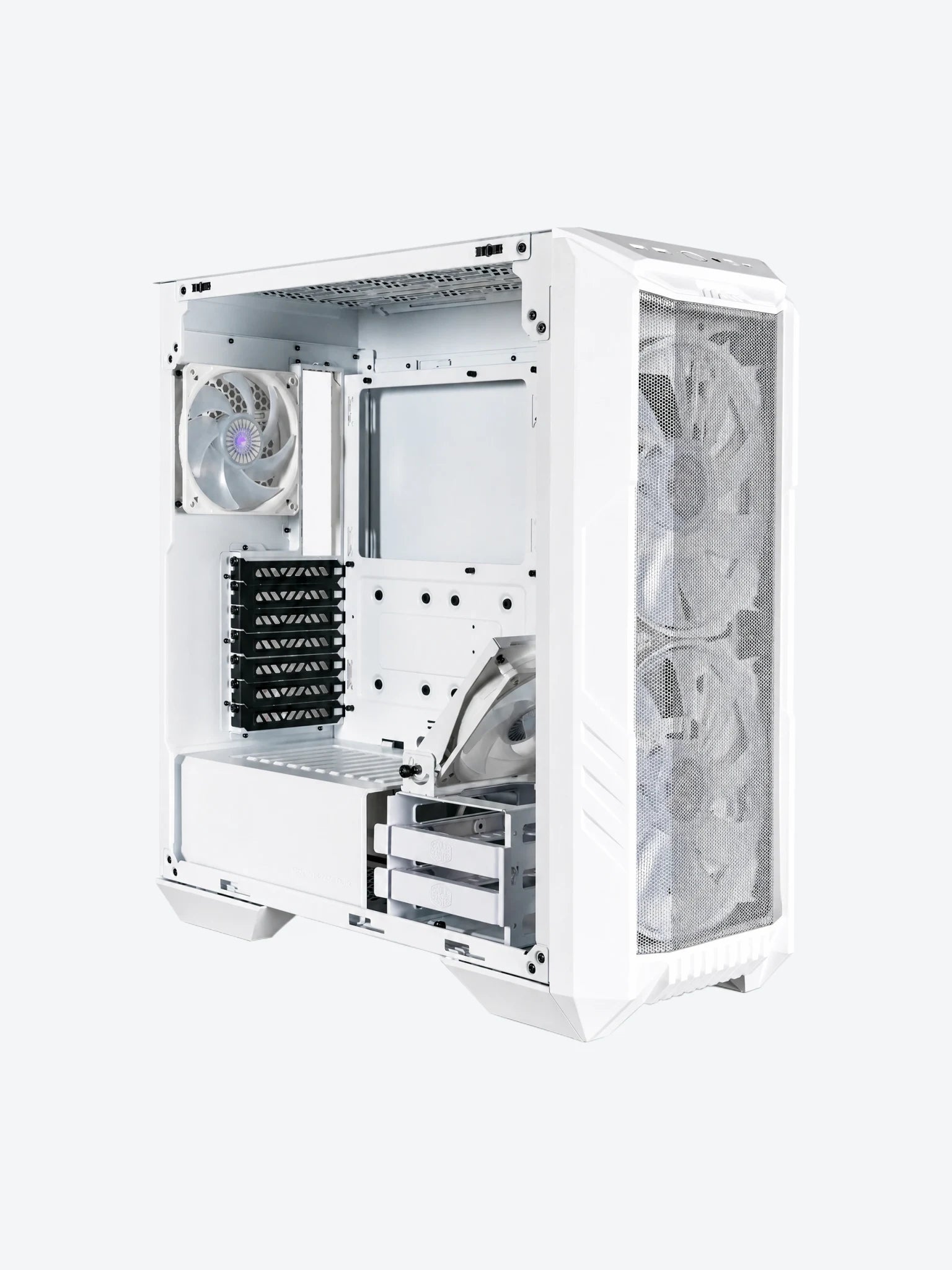 Case Cooler Master HAF 500 H500-WGNN-S00 Panel Frontal de Malla Ventilador ARGB Vidrio Templado Color Blanco-1