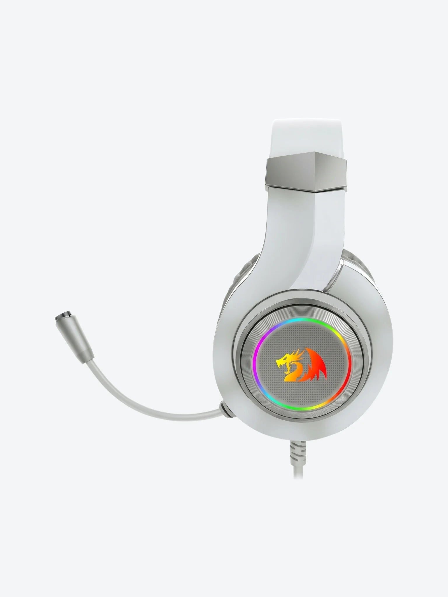 Headset Gaming Redragon H260W Hylas RGB 3.5mm Con Microfono Color Blanco-1