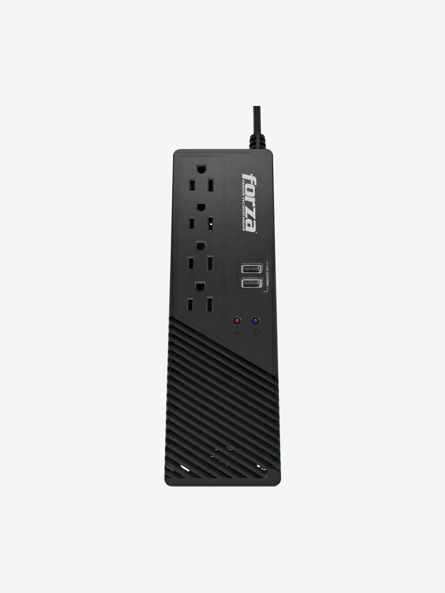 Regulador de Voltaje Forza FVR-1011USB 4 Toma Corrientes 2 USB 1000VA 500W-1