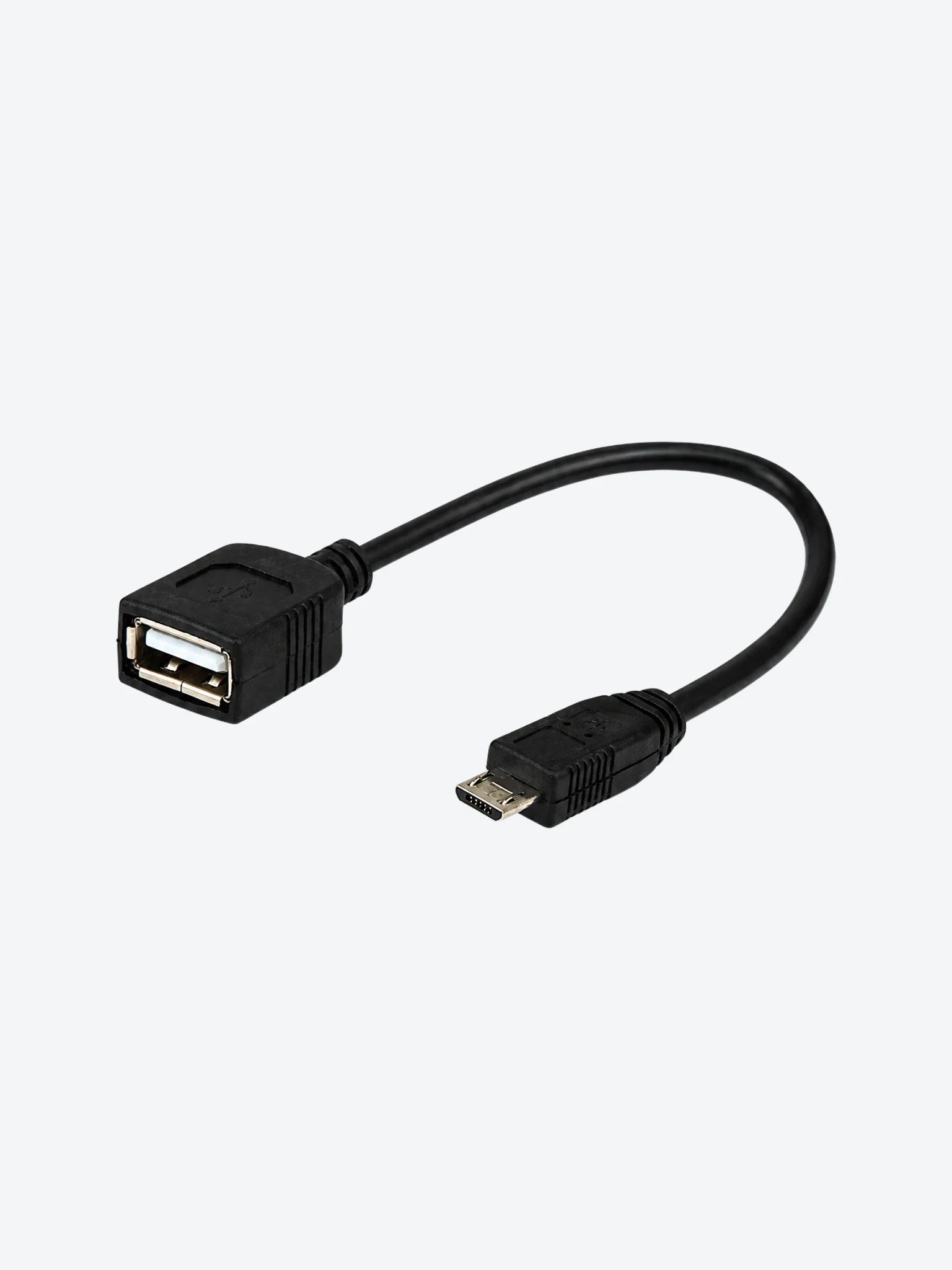 Cable Adaptador Argom ARG-CB-0051 Micro USB Macho A OTG USB Hembra 15cm-1