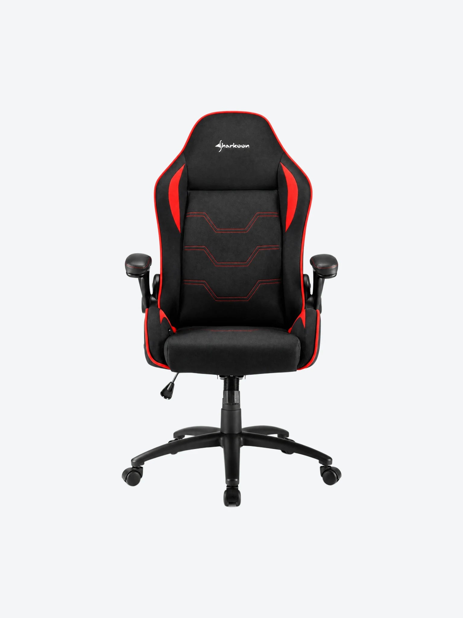 Silla Gamer Sharkoon Elbrus 1 Gaming Color Negro con Rojo 4044951027637-1