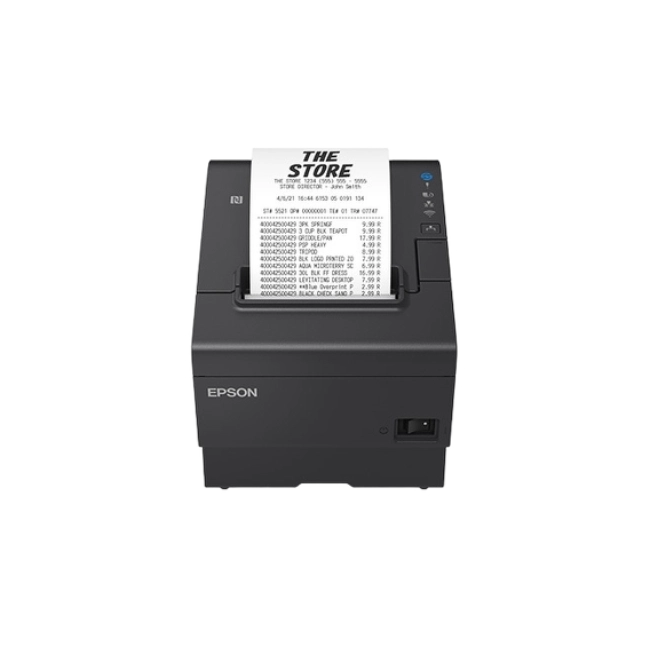 Epson - TM-T88VII - Impresora de recibos - Monocromo - Línea térmica - Rollo (7,95 cm) - 180 ppp - 500 mm/segundo - Wi-Fi / USB / LAN / Serial-3
