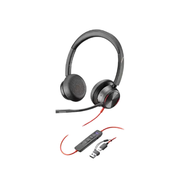 POLY - Headphones - Wired - Blackwire 8225 Stereo