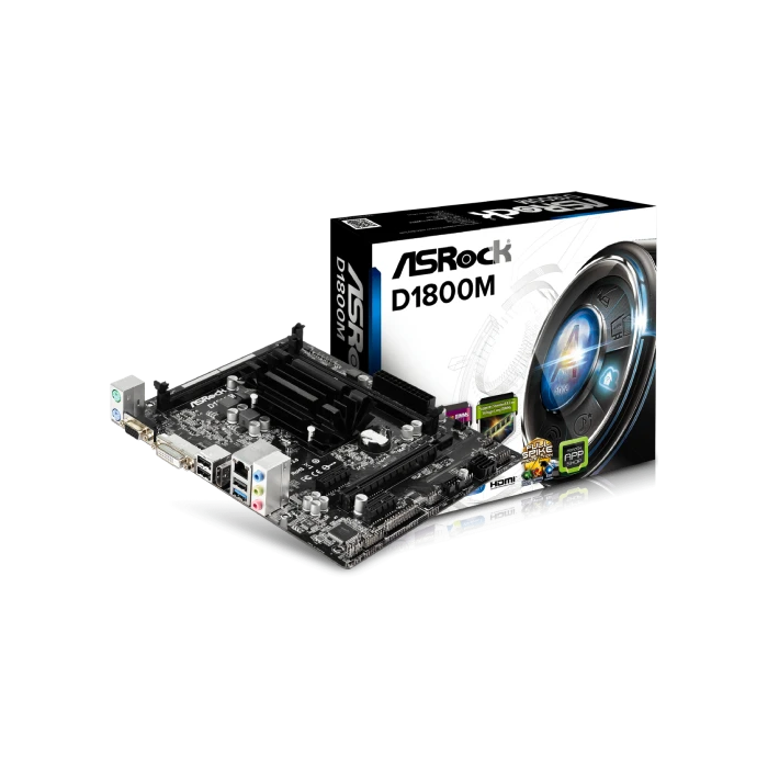 TARJETA MADRE ASROCK  J1800 D1800M MICRO ATX DDR3-2