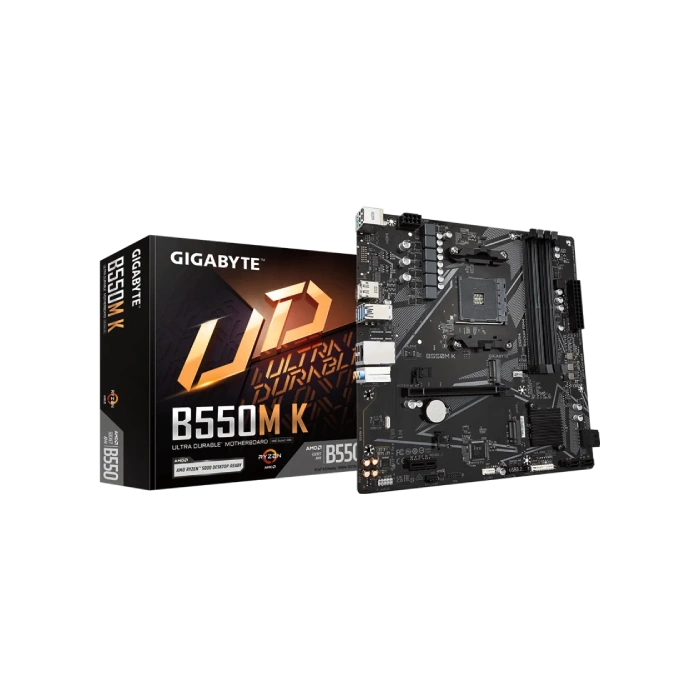 TARJETA MADRE GIGABYTE B550M K AM4 MICRO-ATX DDR4-4