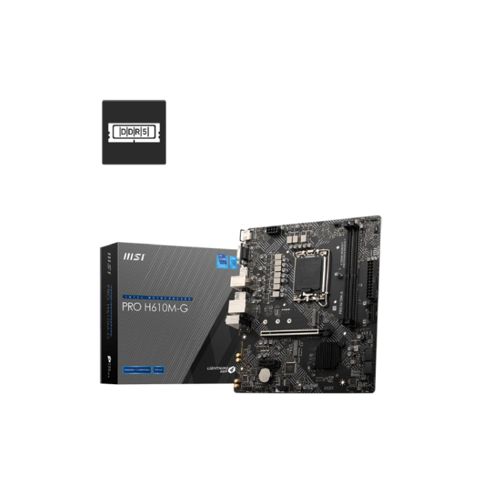 TARJETA MADRE MSI PRO H610M-G DDR5 LGA 1700 MATX DDR5 911-7D46-204-4