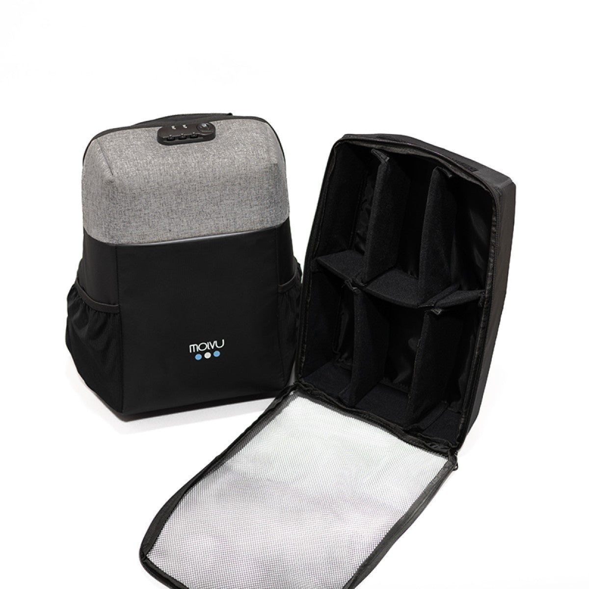 Mochila Go Gris + Organizador-2