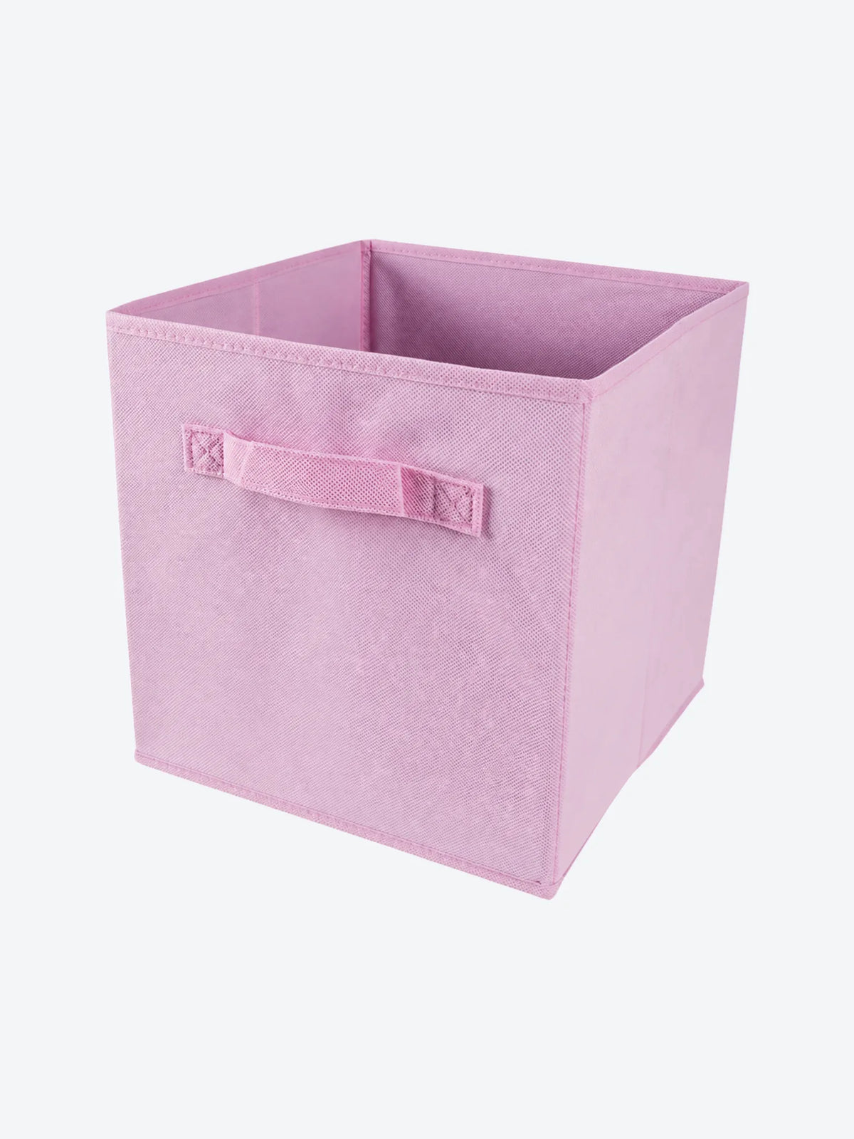 CUBO DE TELA, 28X28X28CM, ROSADO