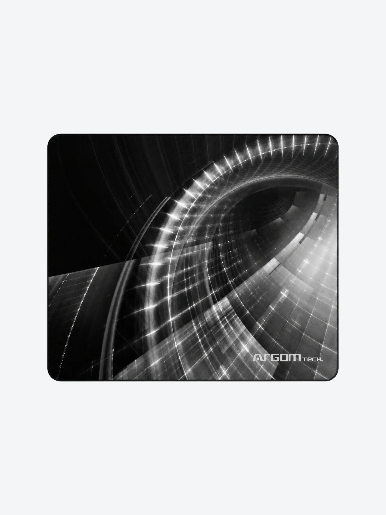 Mouse Pad Argom ARG-AC-1235WT Galaxia Base de Goma Antideslizante Color Negro