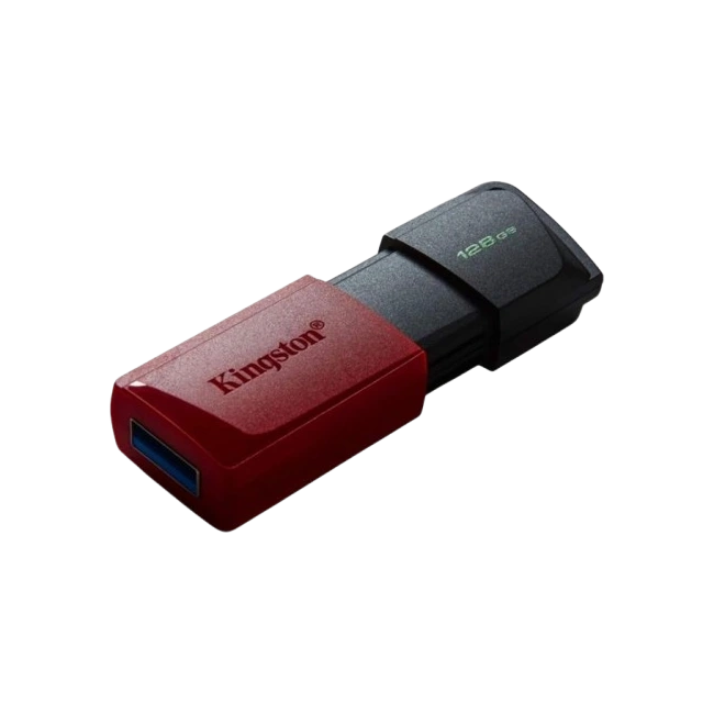 Memoria USB Kingston 128GB USB3.2 Gen1 DataTraveler Exodia M Color Negro con Rojo