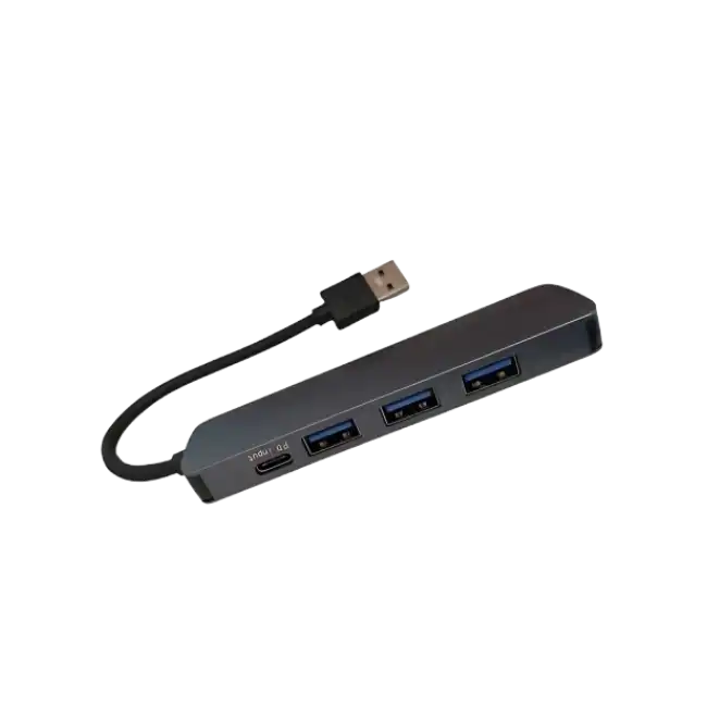 Hub eTouch 161677 High Speed USB 3.0 4 Puertos USB 3.0 5.0 Gbps Case de Aluminio-2