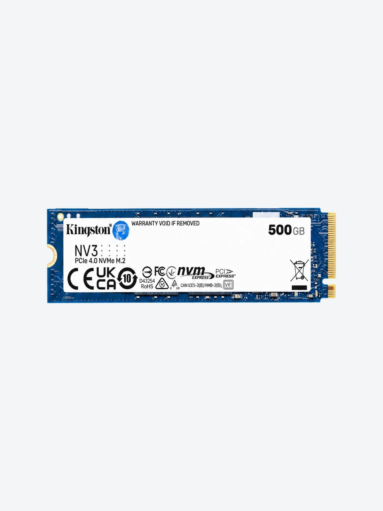 Disco Solido Interno Kingston SNV3S/500G 500GB NV3 PCle 4.0 NVMe M.2-1