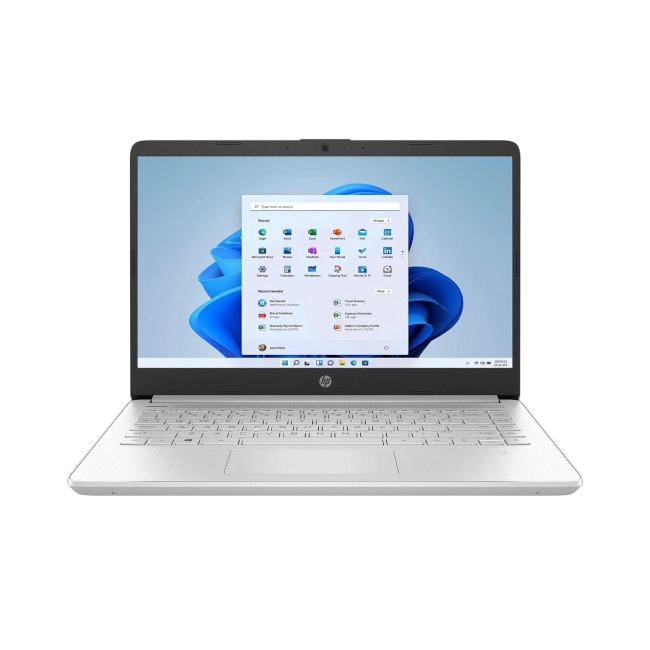 LAPTOP HP 14-DK1022 AMD RYZEN 3 3250U 2.6GHZ 128GB SSD 4GB RAM 14" 1366X768 BT WIN10 COLOR PLATEADO SEMINUEVO-1