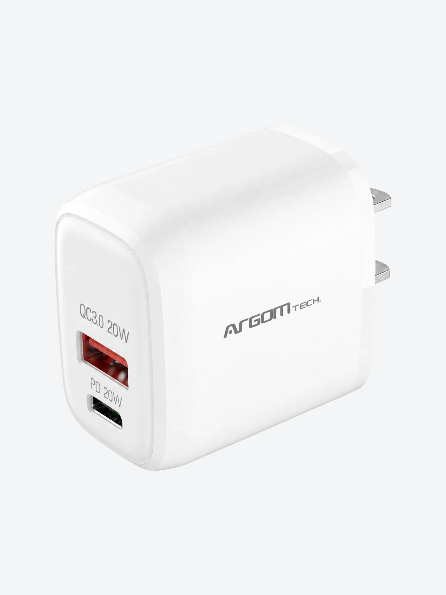 Cargador de Pared Argom ARG-AC-0115WT USB PD Tipo C 20W-1