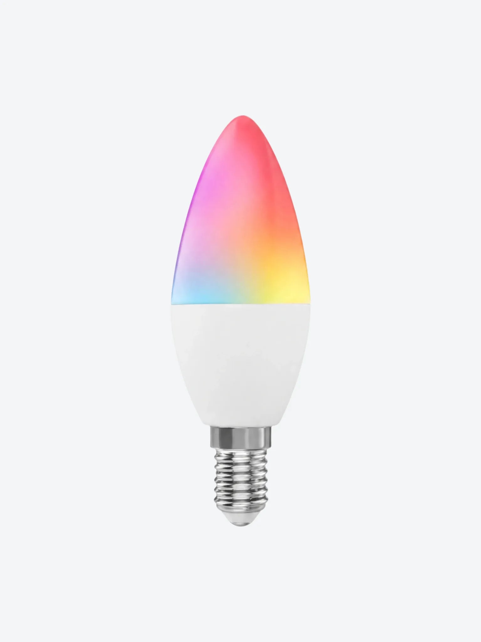 Bombilla Inteligente Tuya PST-WFC37 WiFi RGBCW LED AC85-265V 5W 450LM RGBCW E14 2.4GHz 16 Millones de Colores