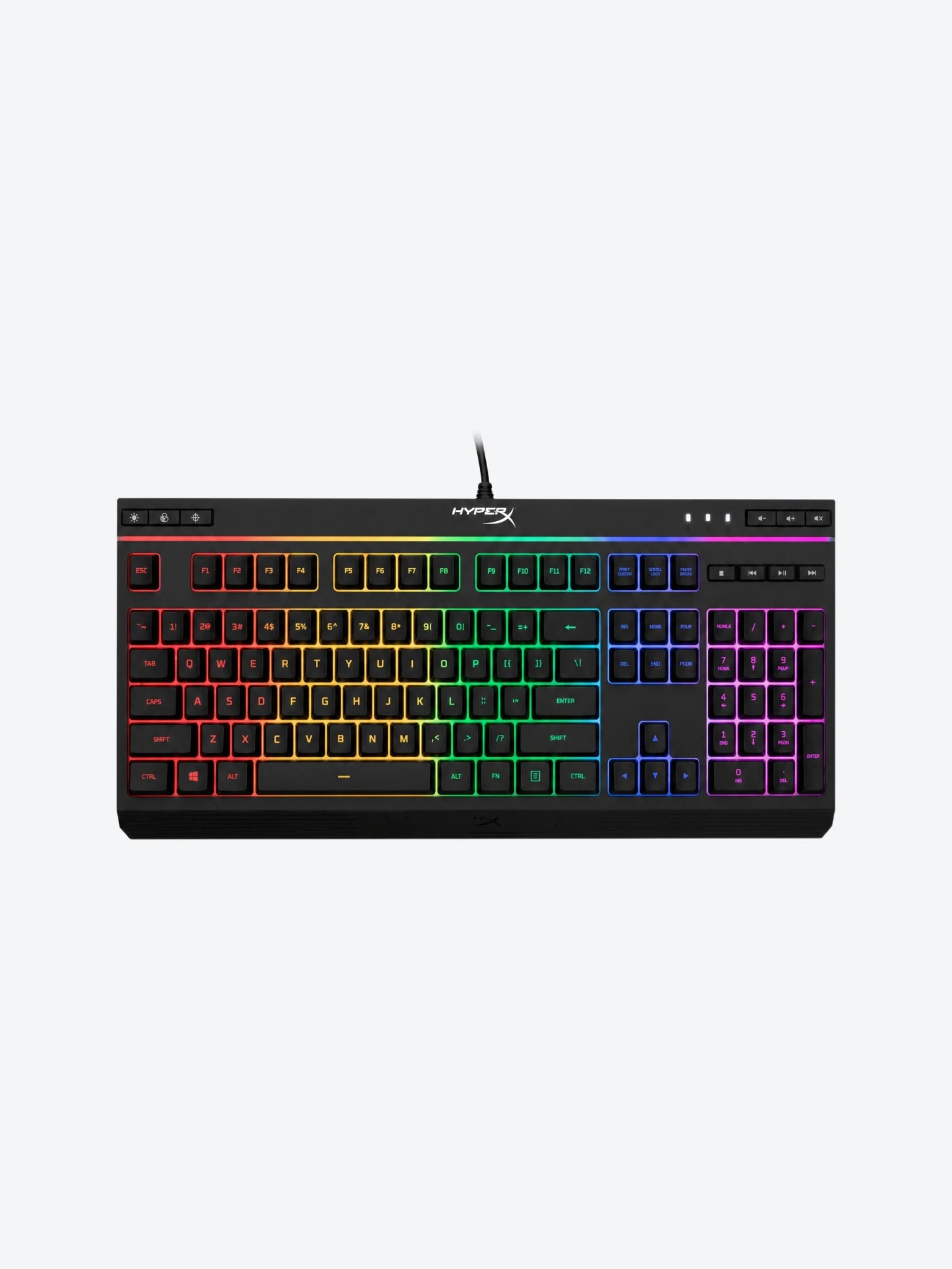 Teclado Gaming HyperX Alloy Core RGB RGB Español Color Negro-1