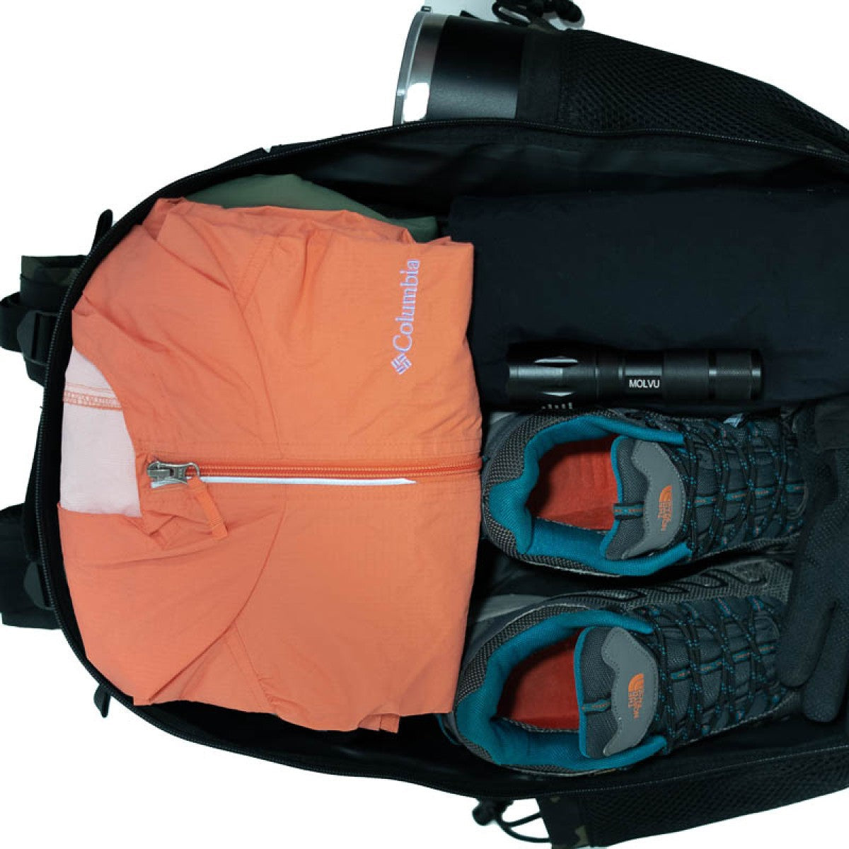 Mochila Roca Negro Camo-17