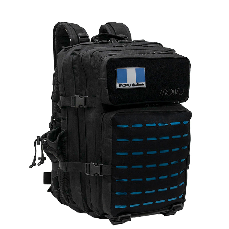 Mochila Roca Negro Azul-1