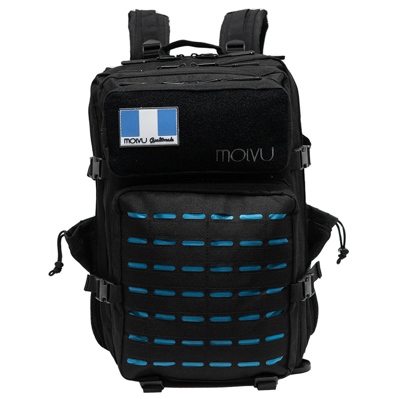 Mochila Roca Negro Azul-2