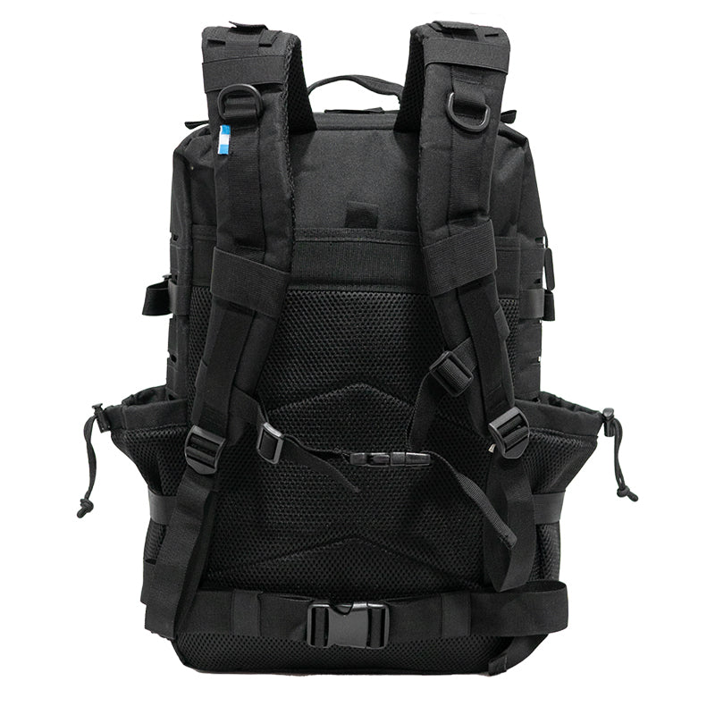 Mochila Roca Negro Azul-3