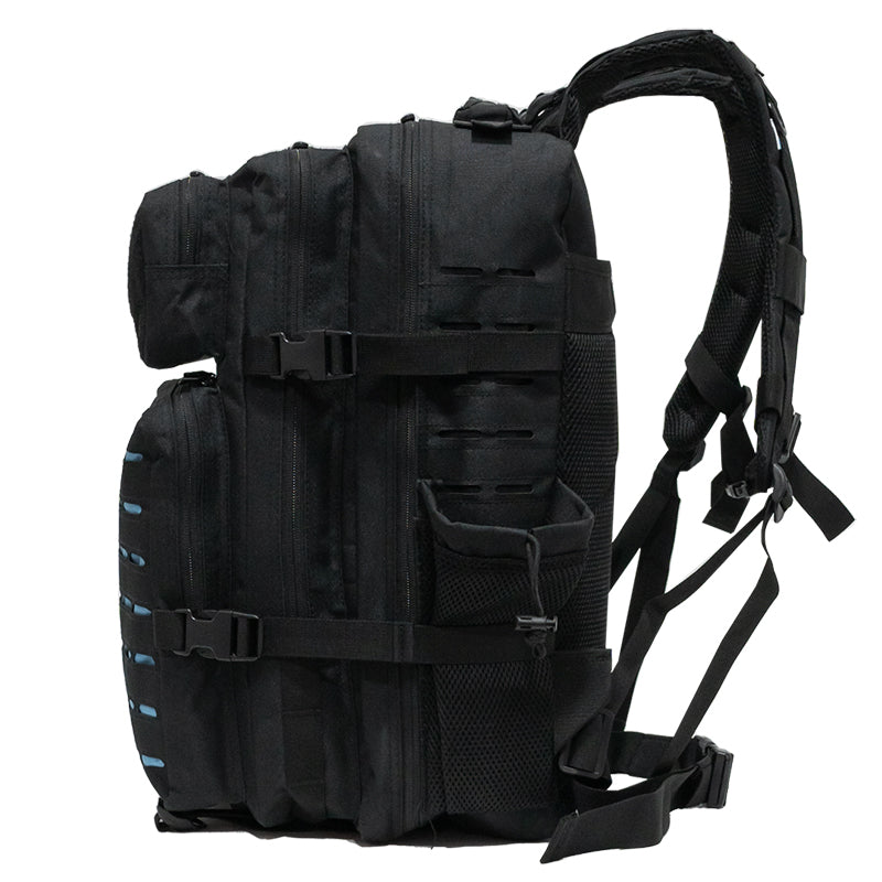 Mochila Roca Negro Azul-4
