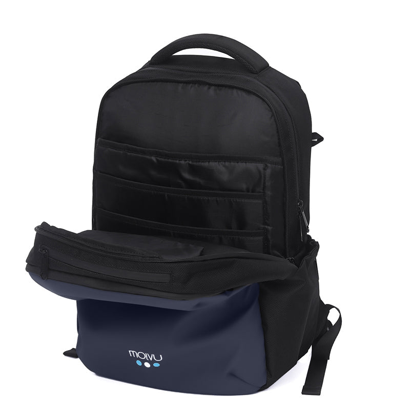 Mochila Zacualpa 15 Negro Azul-4