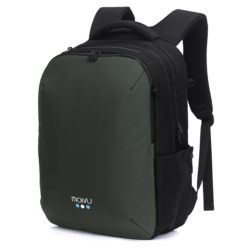 Mochila Zacualpa 15 Negro Verde-11
