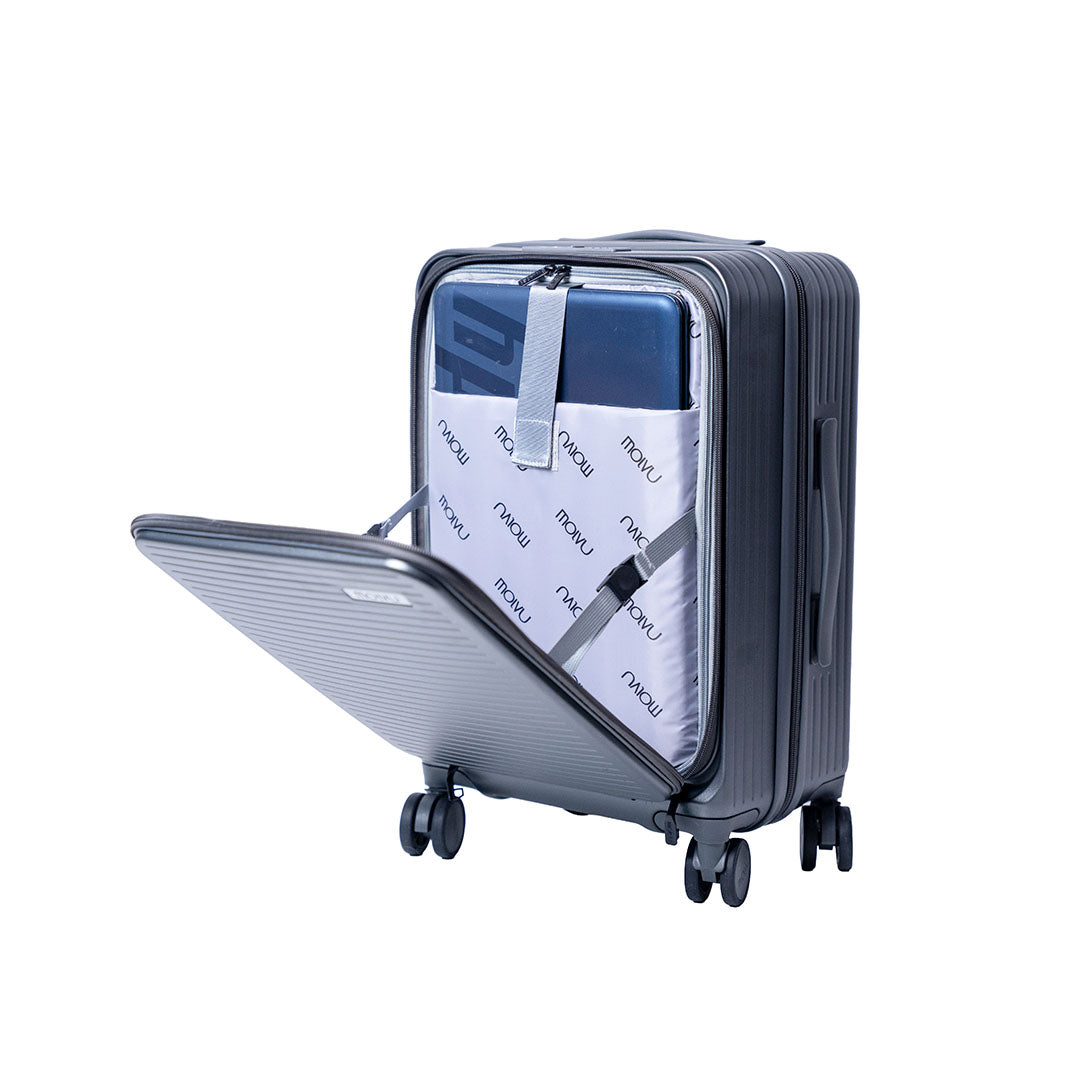 Maleta Viaje 3 (carry on) gris-5