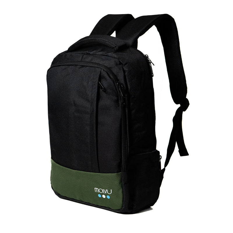 Mochila U2 Negro Verde-2